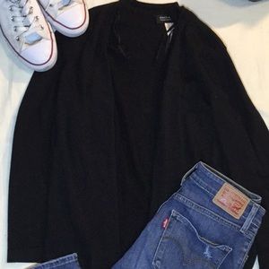 Black cardigan